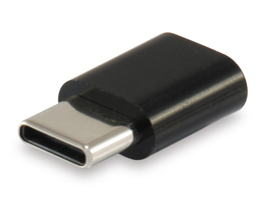 Equip Adapter USB-C->Micro USB St/Bu Alu.
