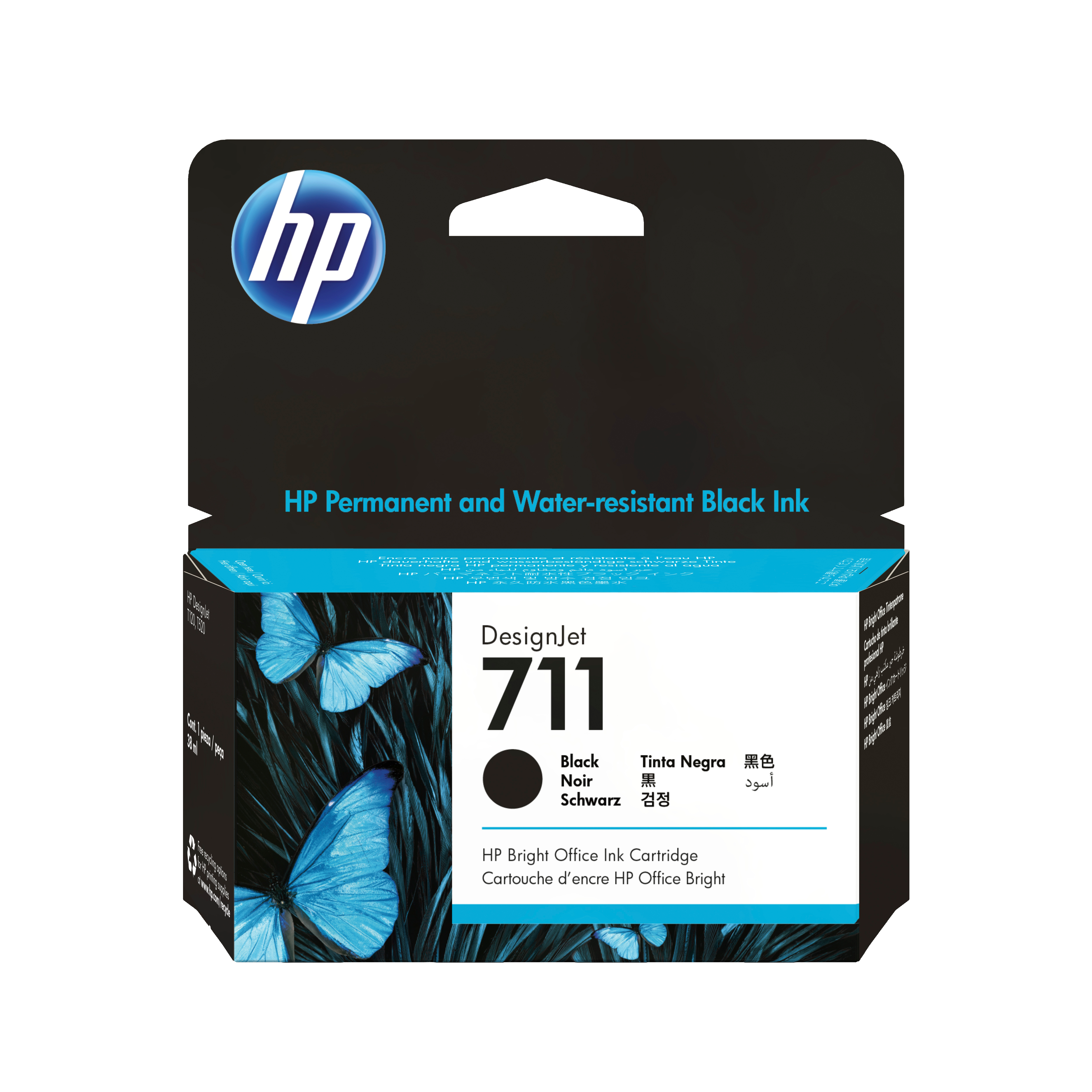 HP 711(CZ129A) schwarz Druckerpatrone