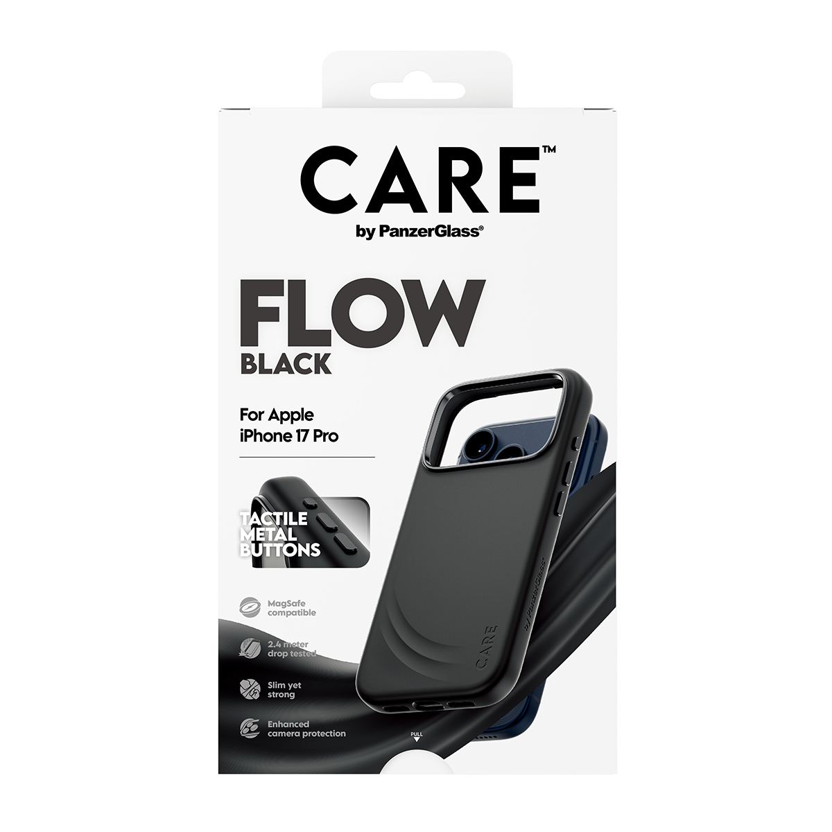 CARE BY FEATURE FLOW CASE BLACK W. MAGSAFE IPHONE 17 PRO