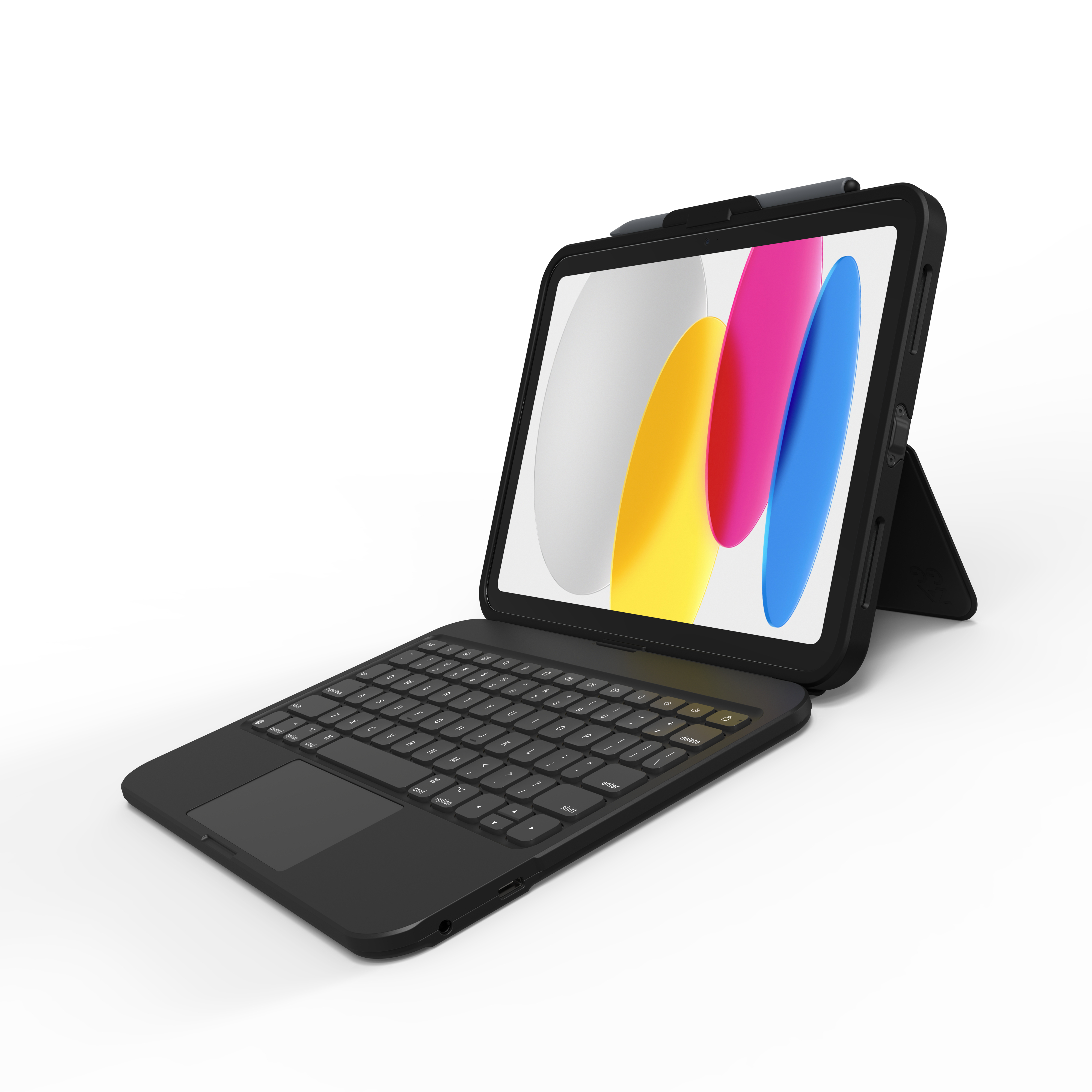 ZAGG-KB-TOUGH KEYS-APPLE-IPAD 10.9 10TH GEN/A16-BLACK-SWISS (B