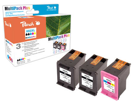 Peach Patrone HP Nr.62XL MultiPackPlus REM,KOM