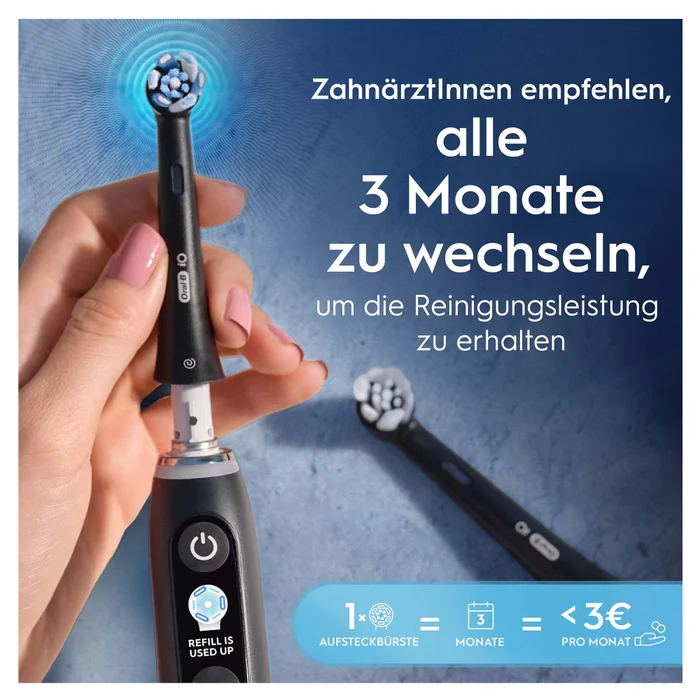 Braun Oral-B iO Ultimative Reinigung 4er, Black Aufsteckbürsten