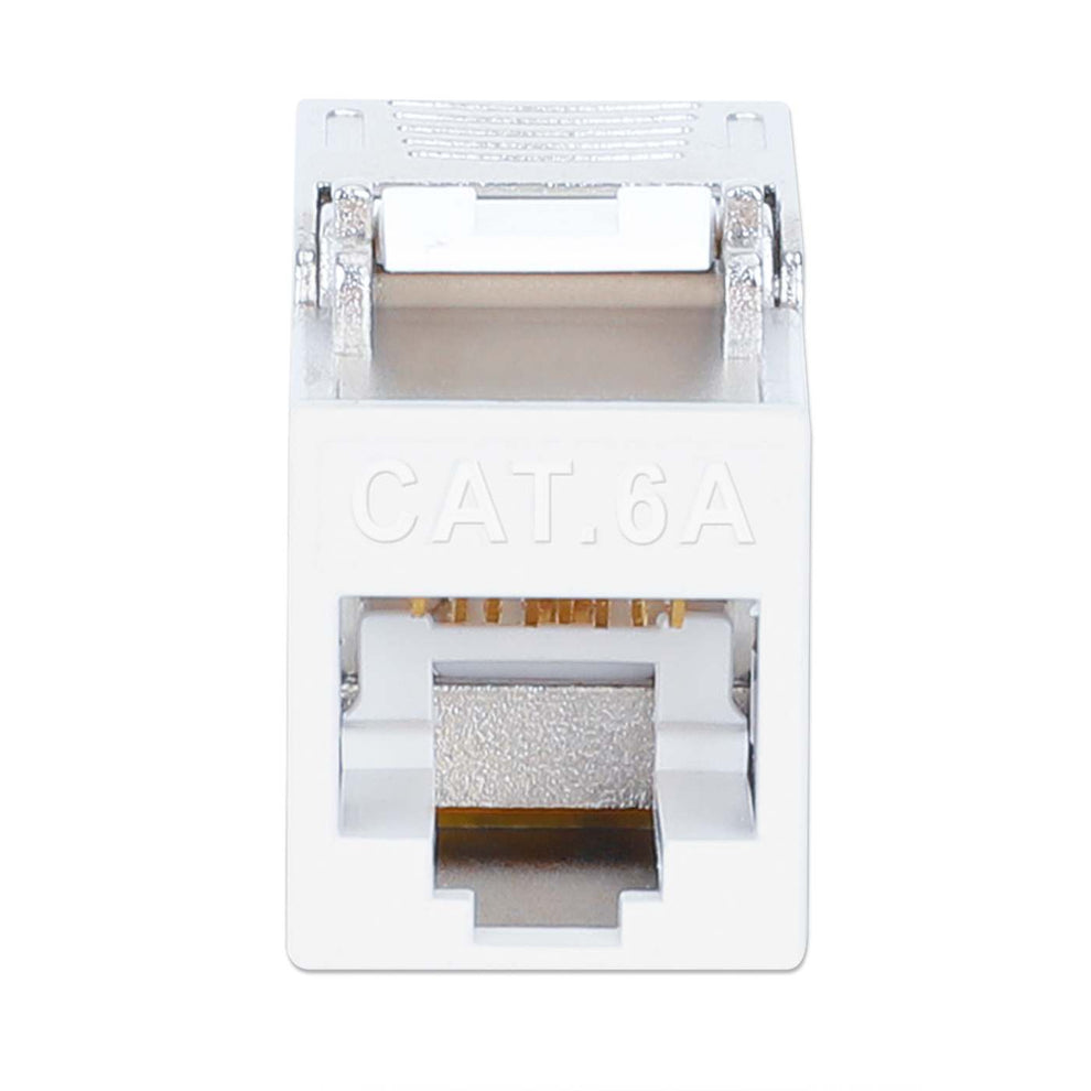 INTELLINET Cat6a 10G STP Keystone-Modul weiß