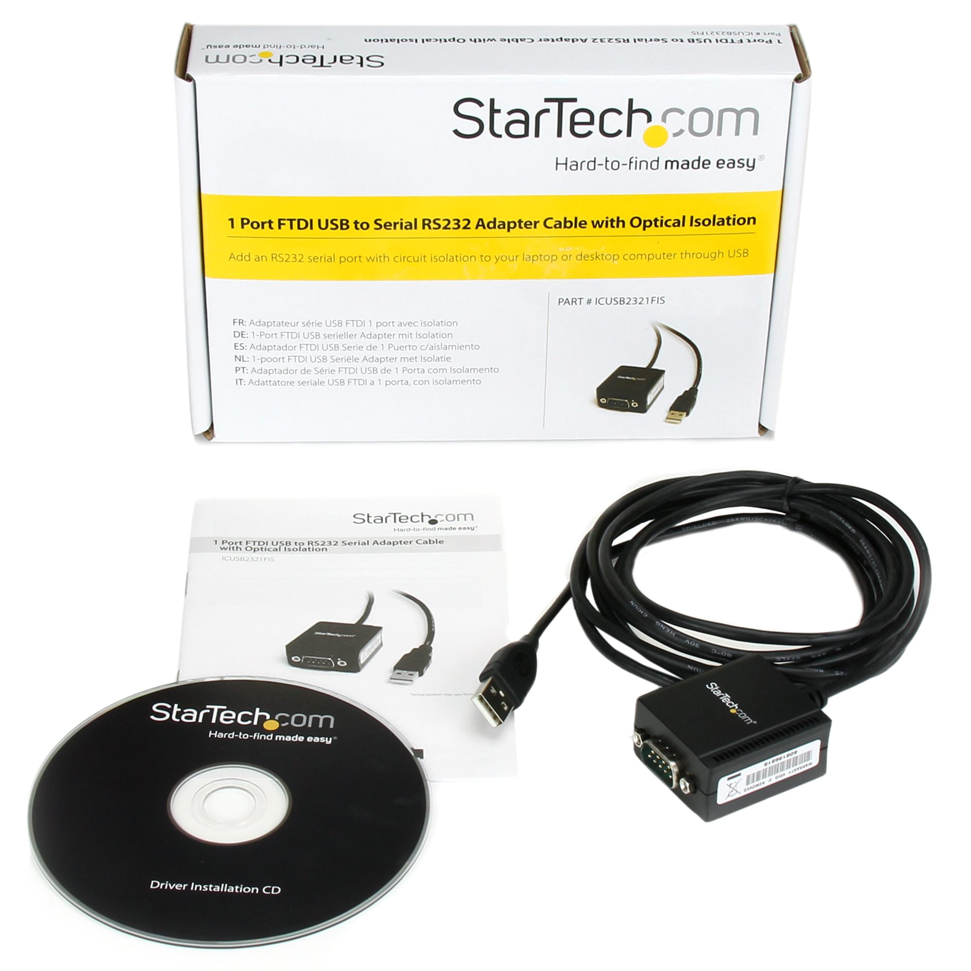 1 PORT USB TO SERIAL CABLE .