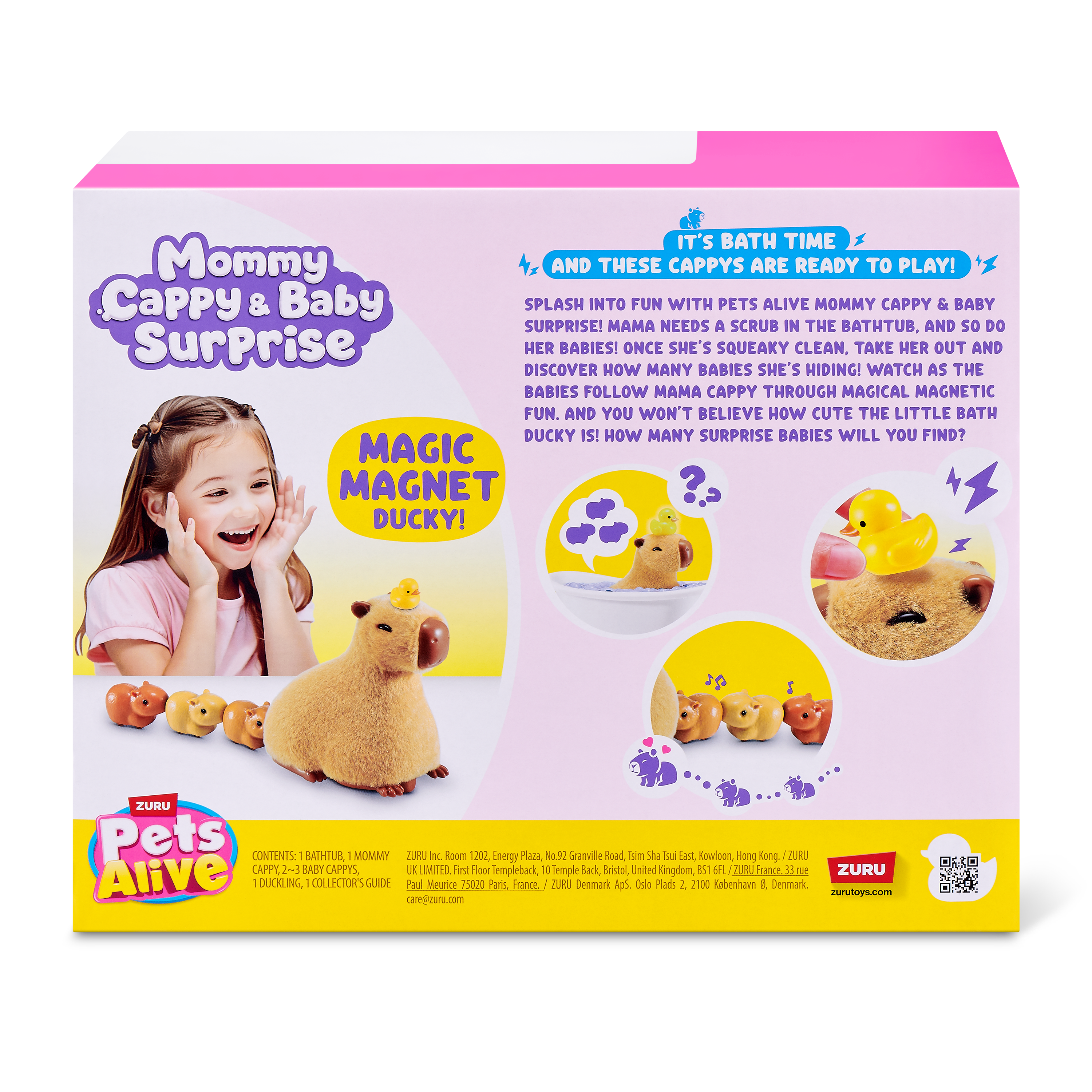 Pets Alive - Mommy Capybara and Baby Surprise, Spielfigur
