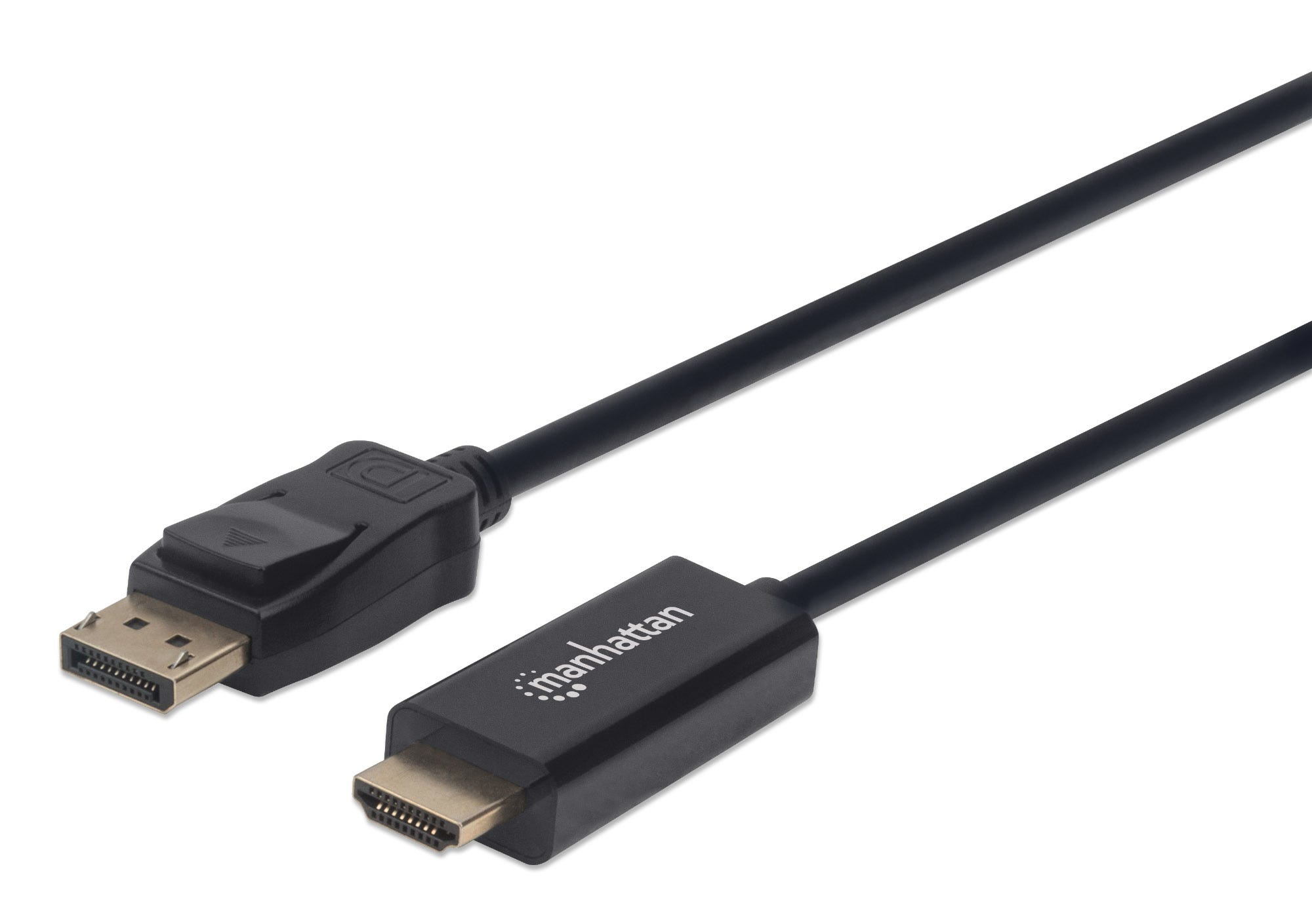 MANHATTAN 1080p DisplayPort auf HDMI-Kabel schwarz 1,8