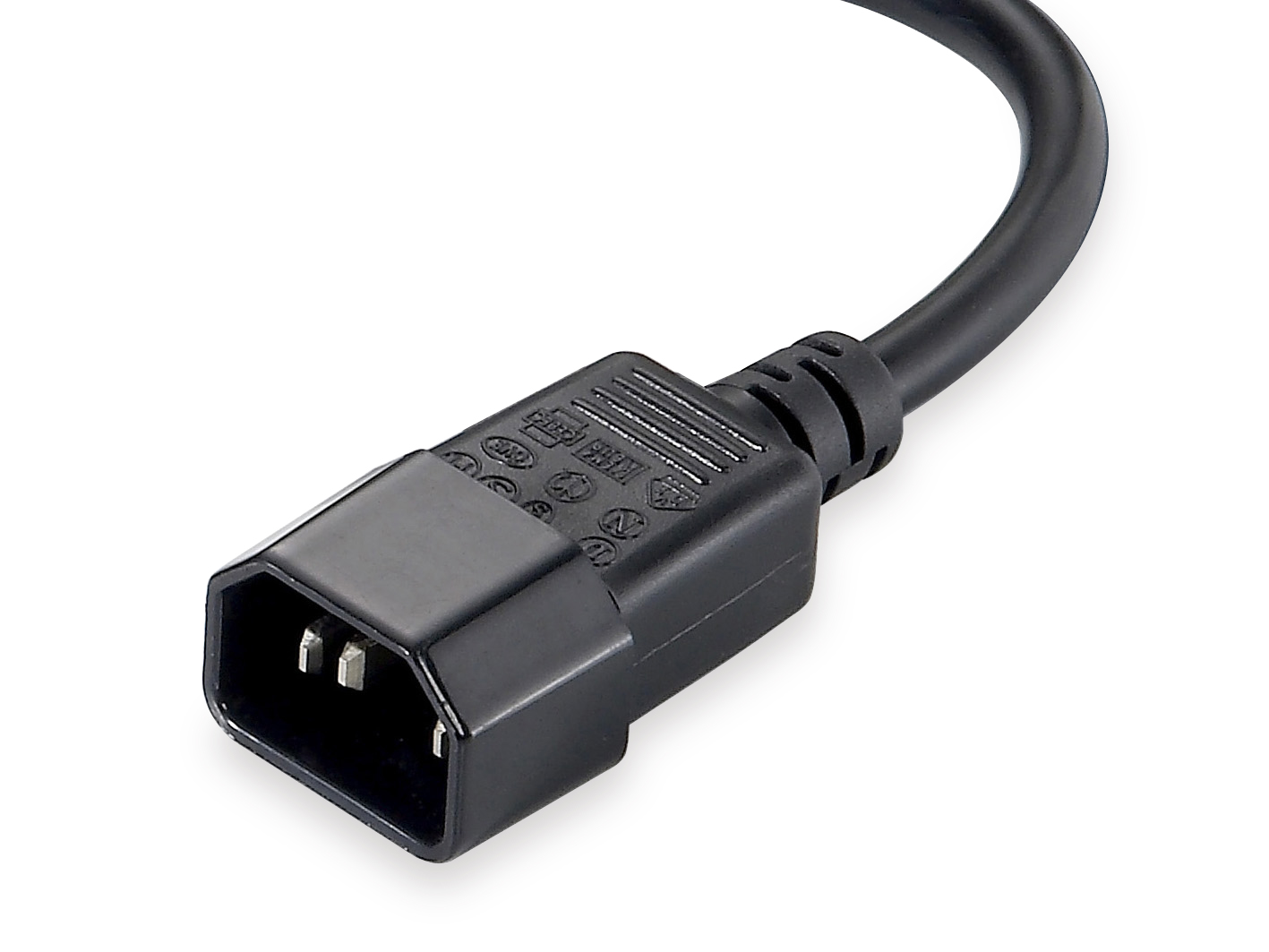 Equip Y-Netzverlängerung IEC C14->2xIEC C13 St/Bu 1.60m PVC Polybeutel