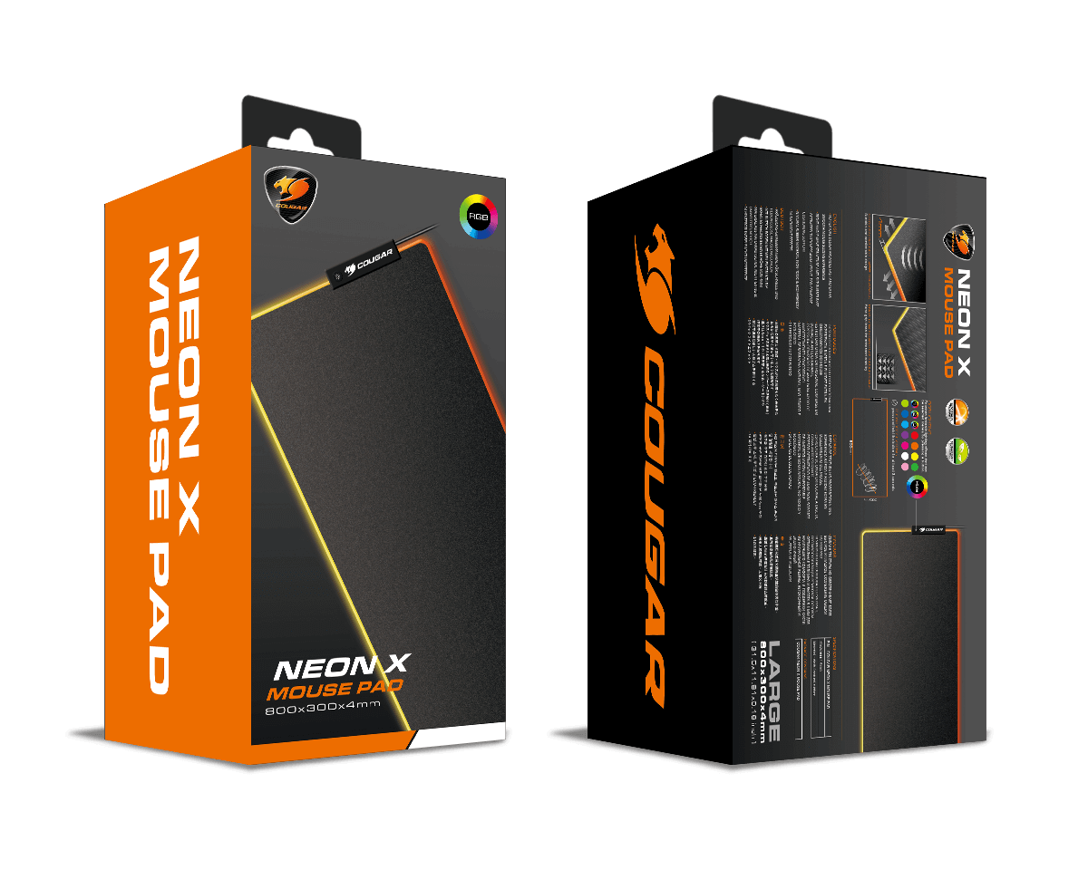 COUGAR Gaming Mauspad NEON X, ARGB, 800x300
