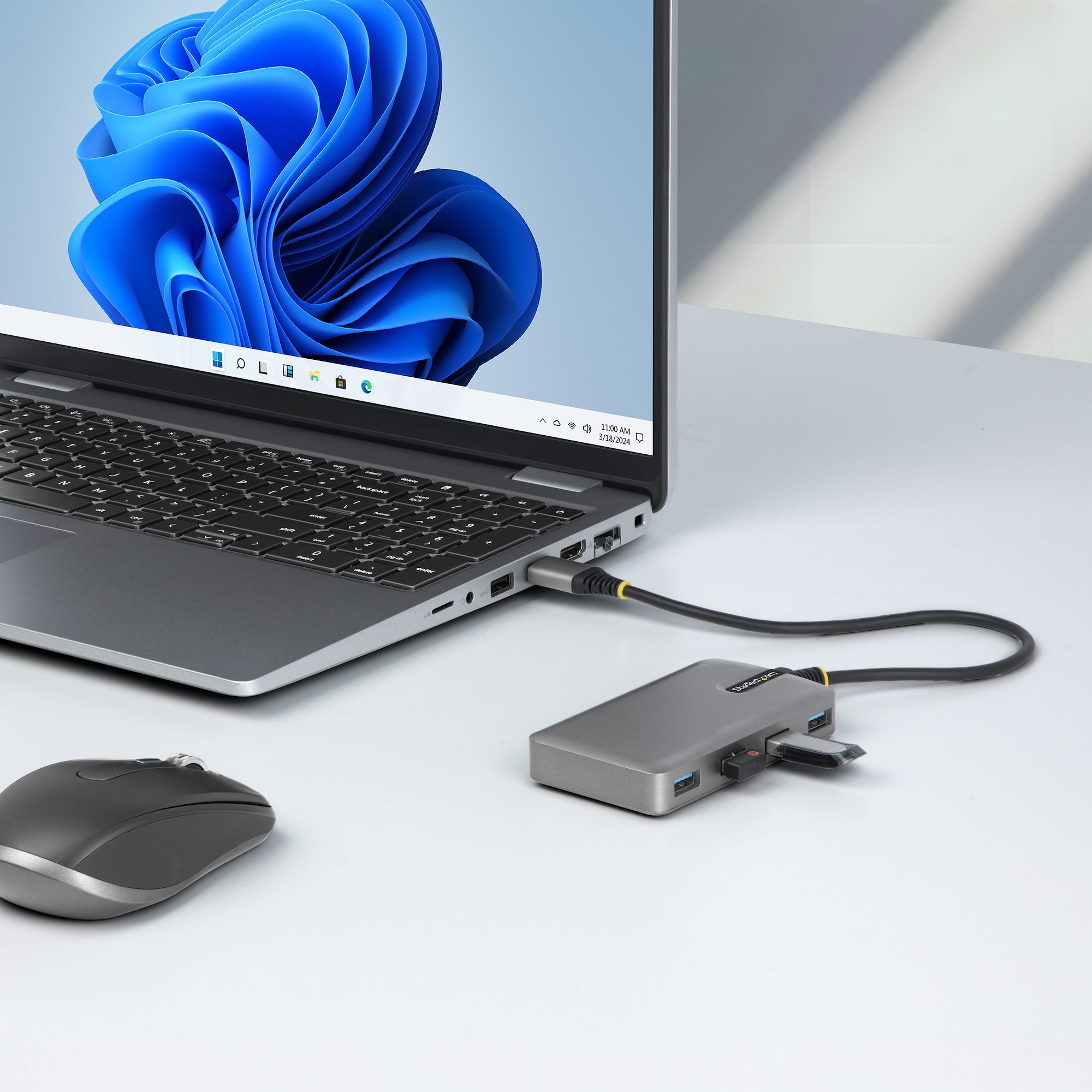 4-PORT USB-A HUB 5GBPS HUB ADAPTER