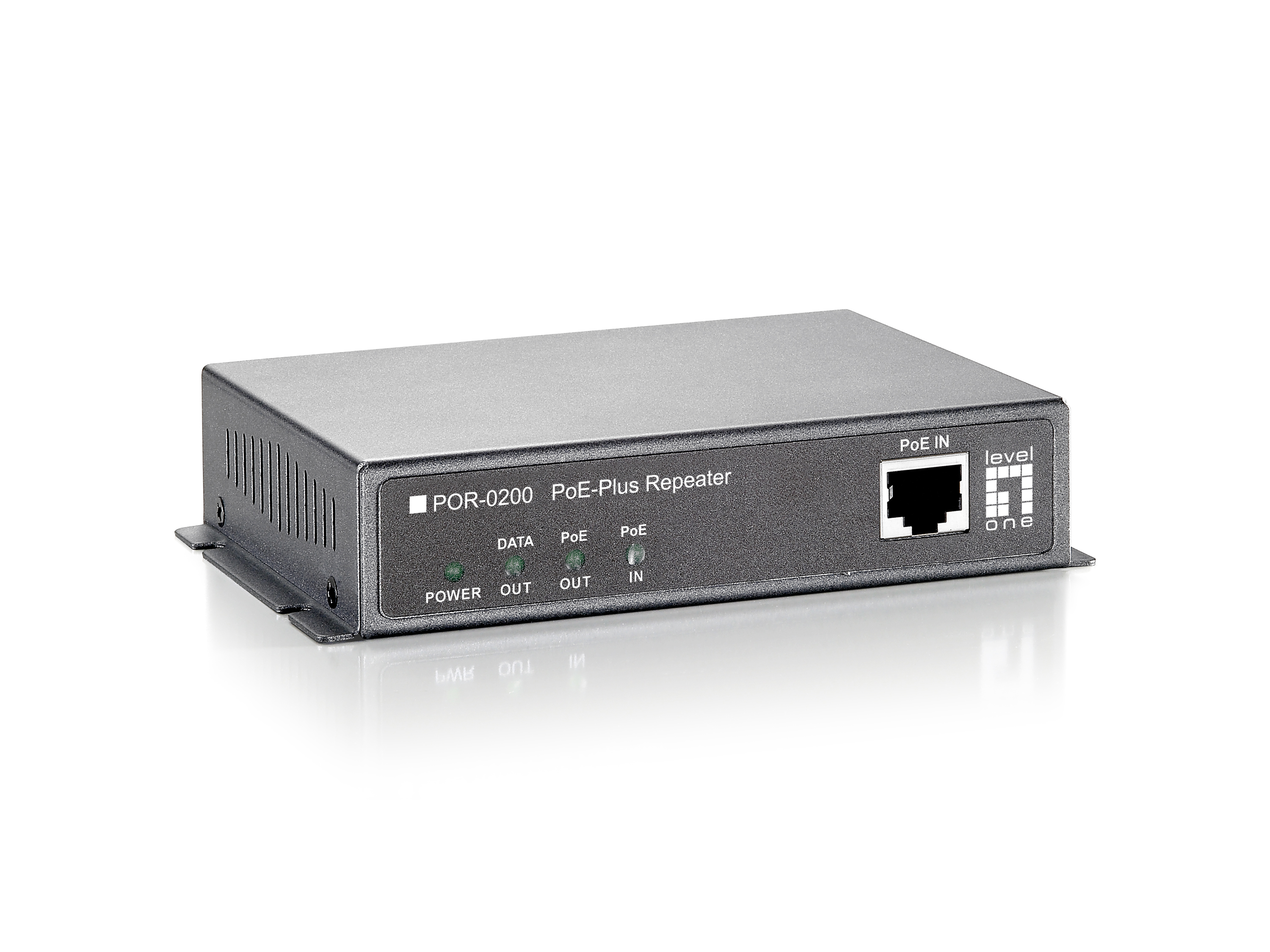 LevelOne PoE+Repeater Cascadable 2xFE PoE/1xFE grau