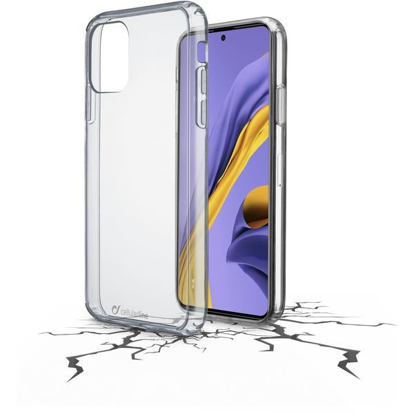 Cellularline Clear Duo für Samsung Galaxy A51, weiß
