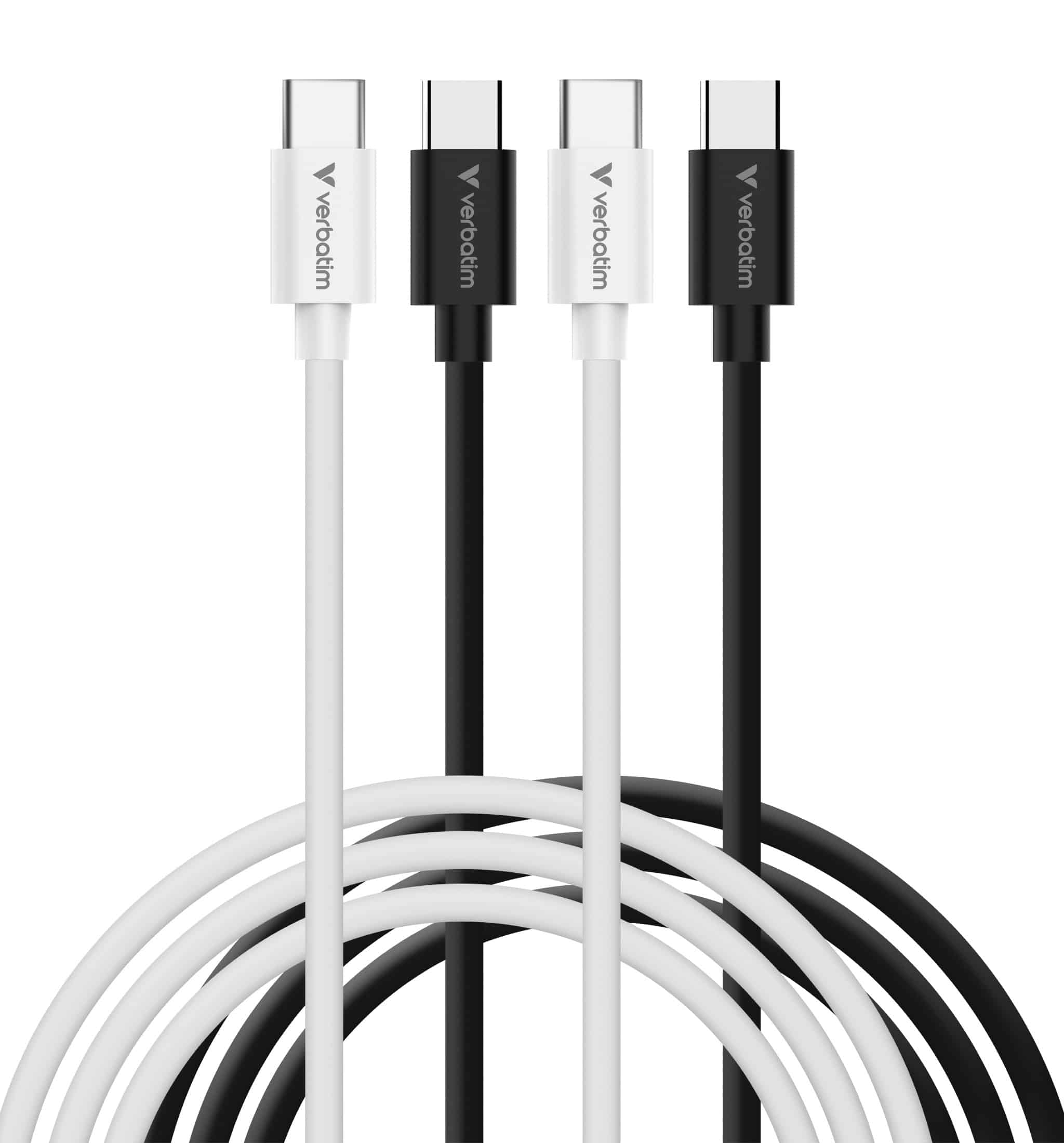 Verbatim Sync & Charge USB-C to USB-C 60W 100cm - 2 Pack