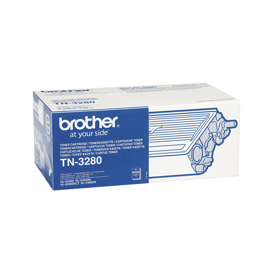 TN-3280 TONER CARTRIDGE BLACK F/ DCP-8085DN/HL-5340D 8000 PGS