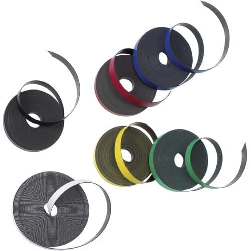 nobo Magnetband selbstklebend schwarz 1,0 cm x 10,0 m, 1 Rolle