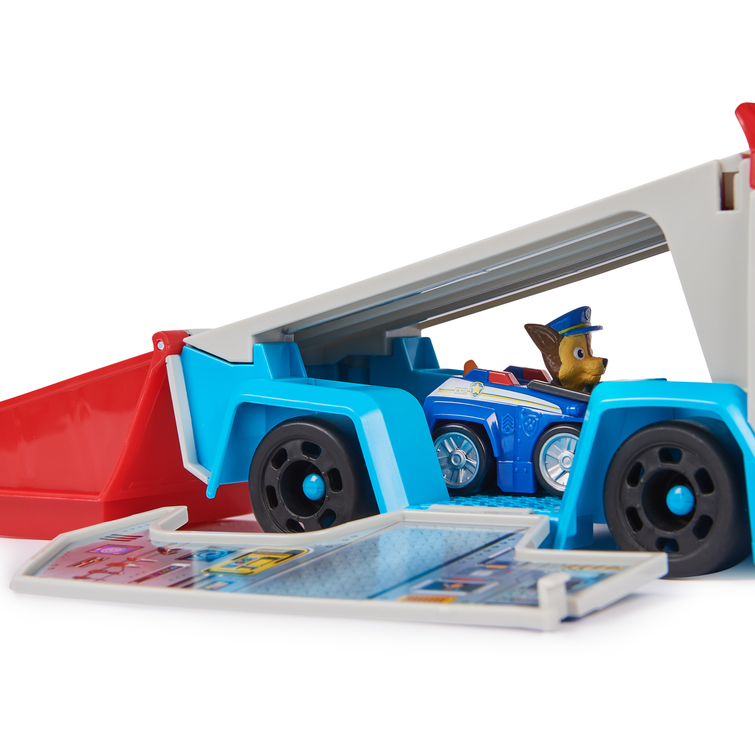 Paw Patrol - Pup Squad Patroller mit Chase-Spielzeugauto, Spielfahrzeug