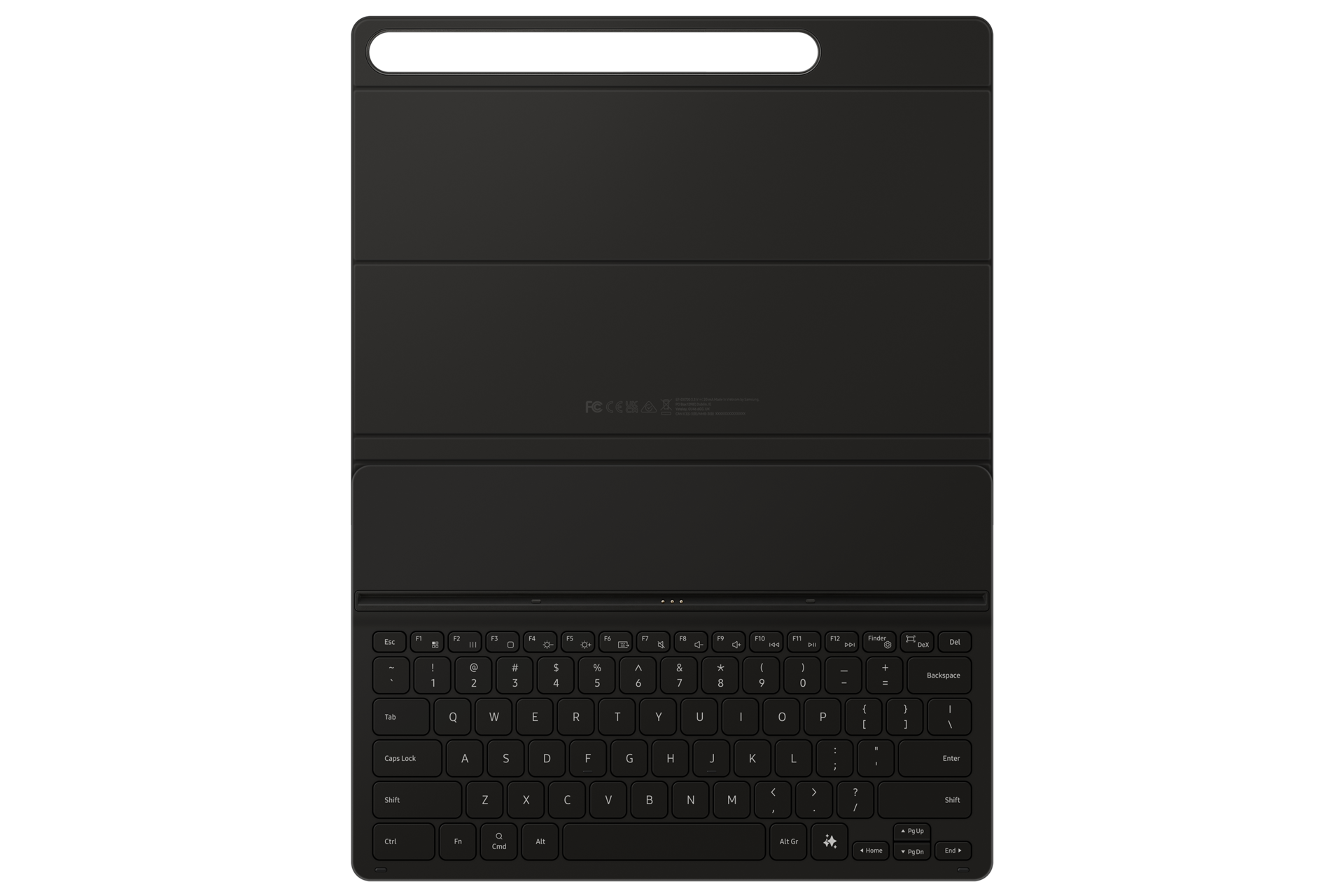 SAMSUNG Book Cover Keyboard Slim für Galaxy Tab S10+ Tab S9+ Tab S9 FE+ Black