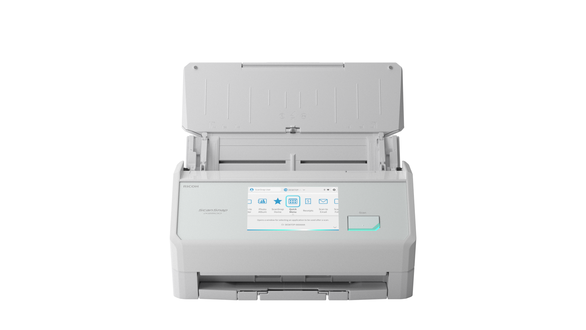 RICOH ScanSnap iX2500 45ppm/90ipm white A4 Duplex ADF Touchscreen Wi-Fi 6 Bluetooth 5.2 USB 3.2