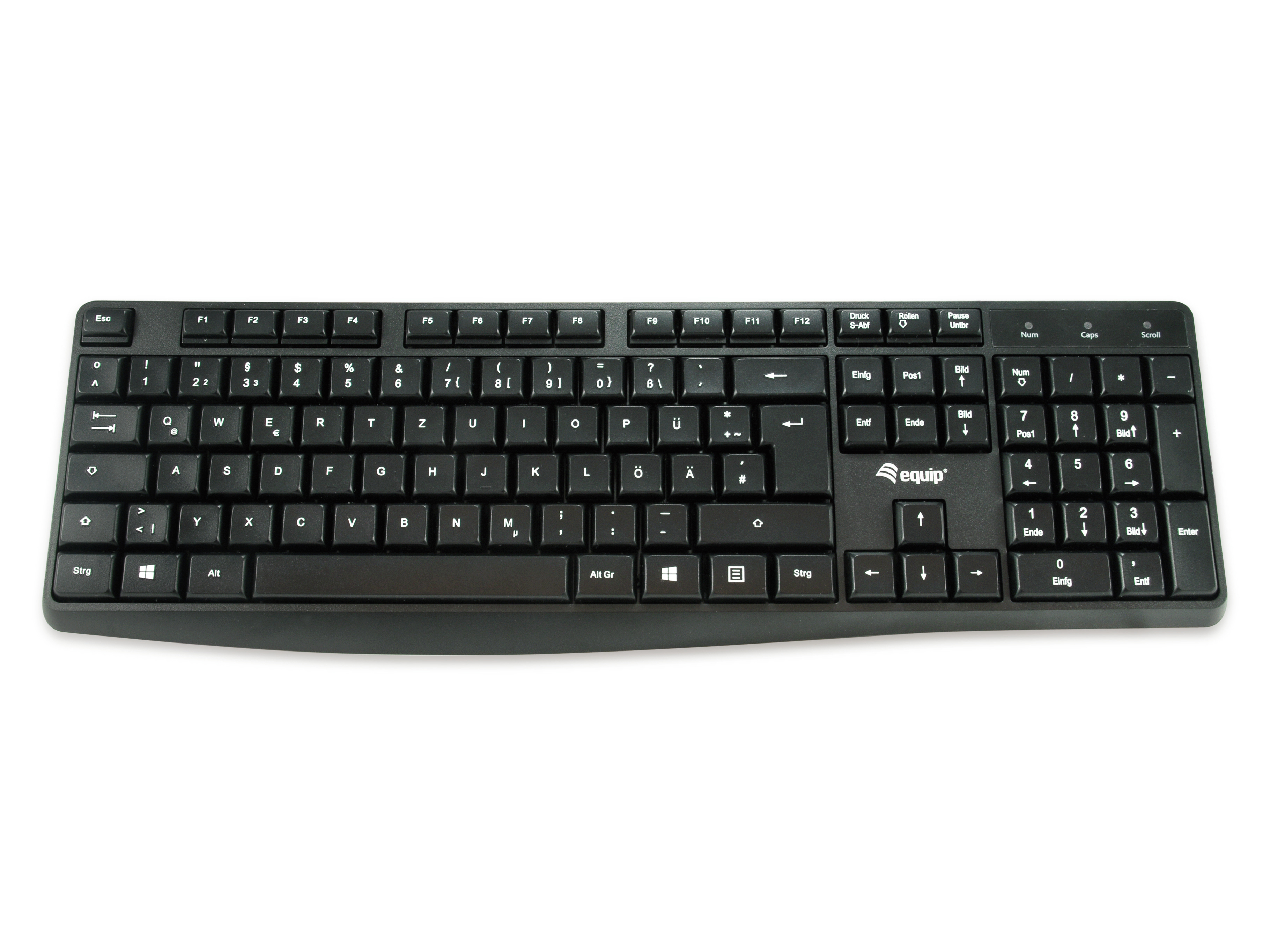 Equip Tastatur Kabelgebunden PT schwarz 1.50m