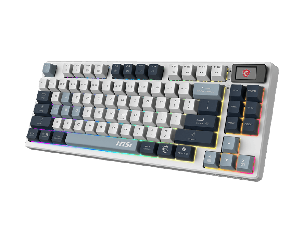 MSI FORGE GK600 TKL W SKY Gaming Keyboard Wireless