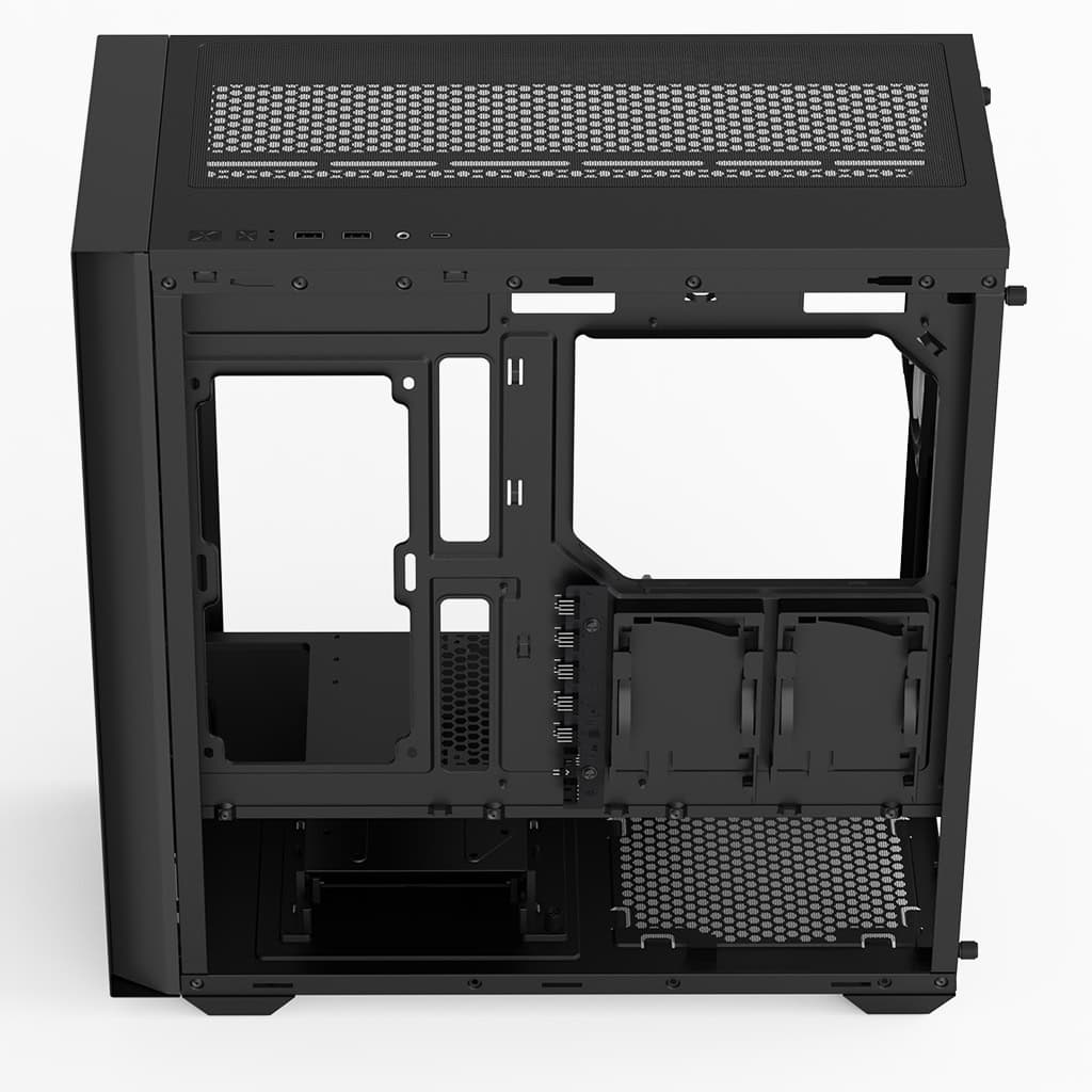 AeroCool Geh Midi D502A-G-BK-V1 (B/Mesh/ATX)