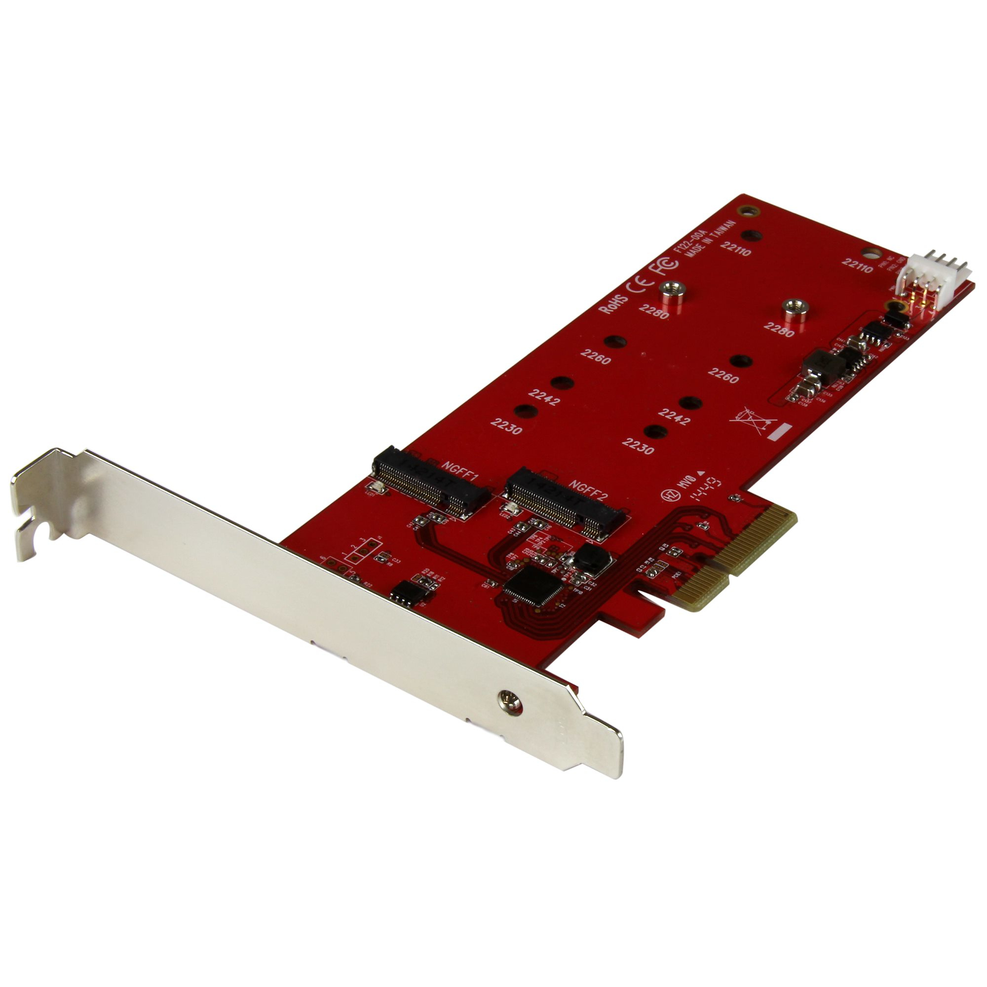 2X M.2 SSD CONTROLLER - PCIE .