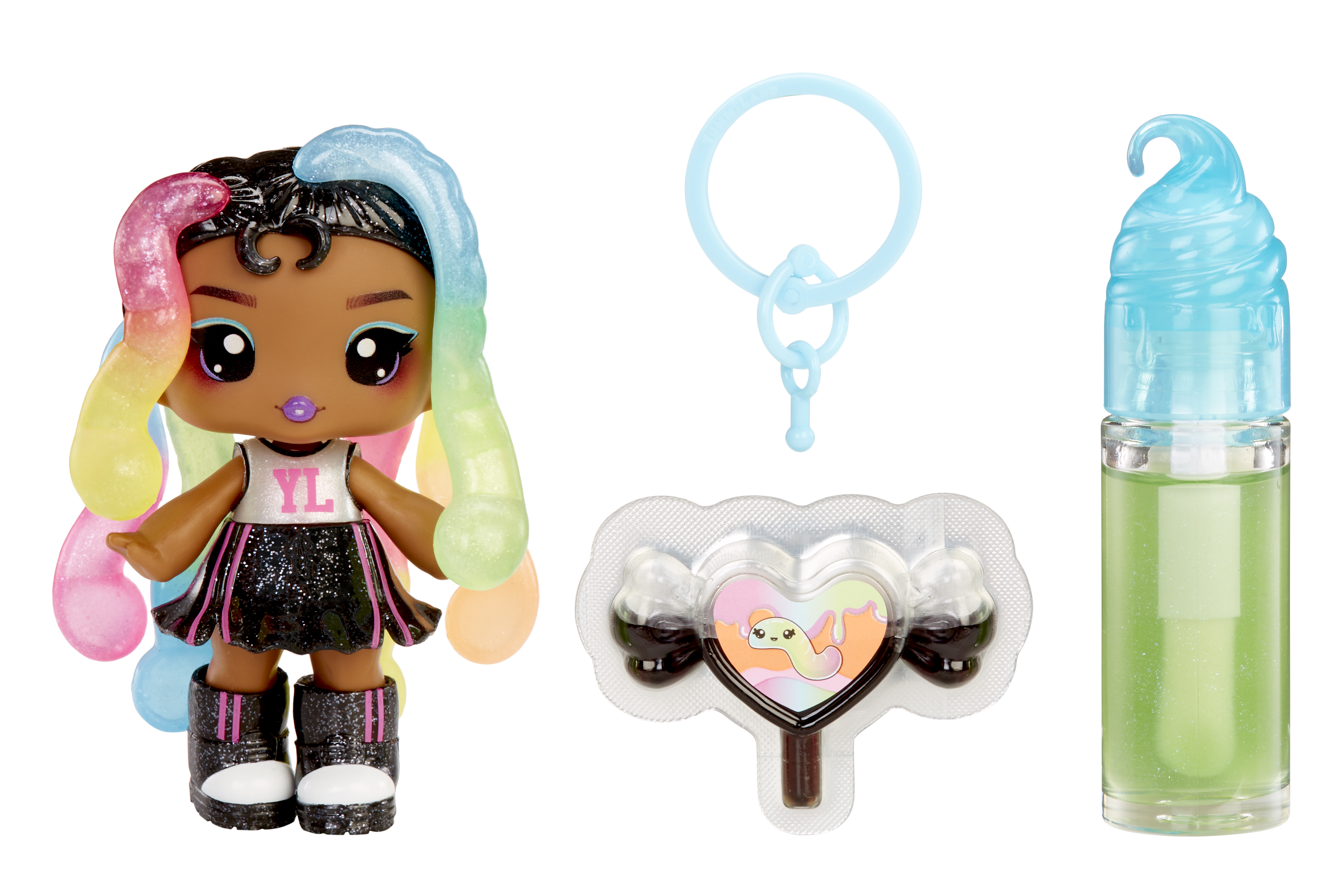 Yummiland Lip Gloss Doll Sour Sweeties - Sasha Sourworms, Puppe