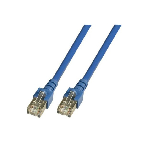 EFB RJ45 Patchkabel SF/UTP Cat.5e PVC CCA 20.00m blau