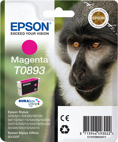 EPSON T0893 (Affe) magenta Druckerpatrone