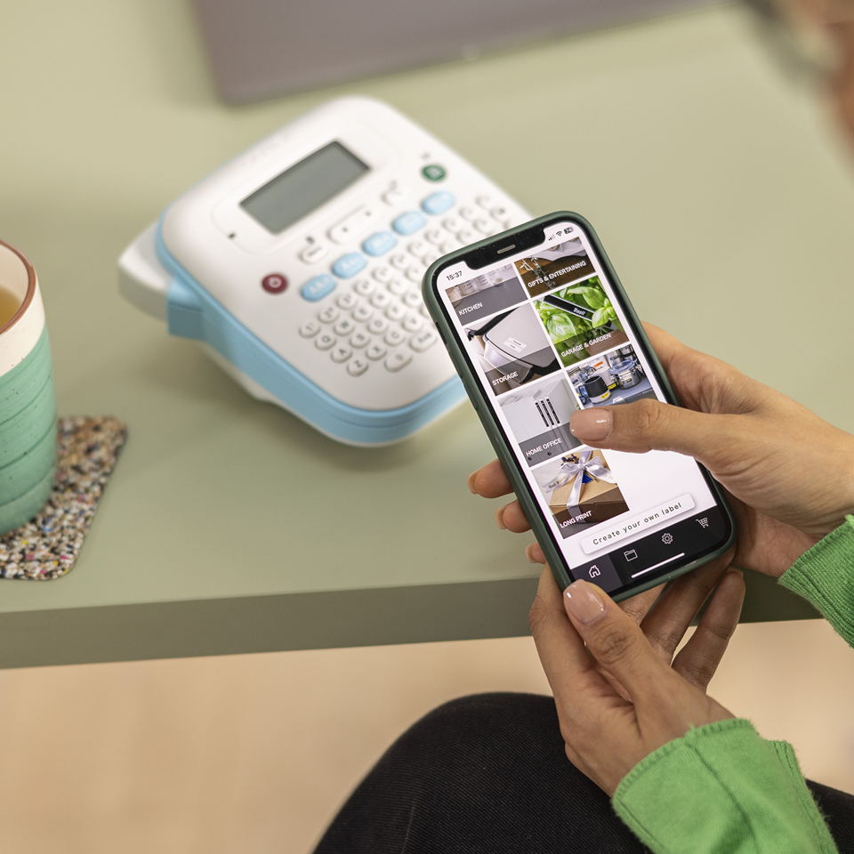 brother P-touch PT-N25BT Beschriftungsgerät blau, weiß