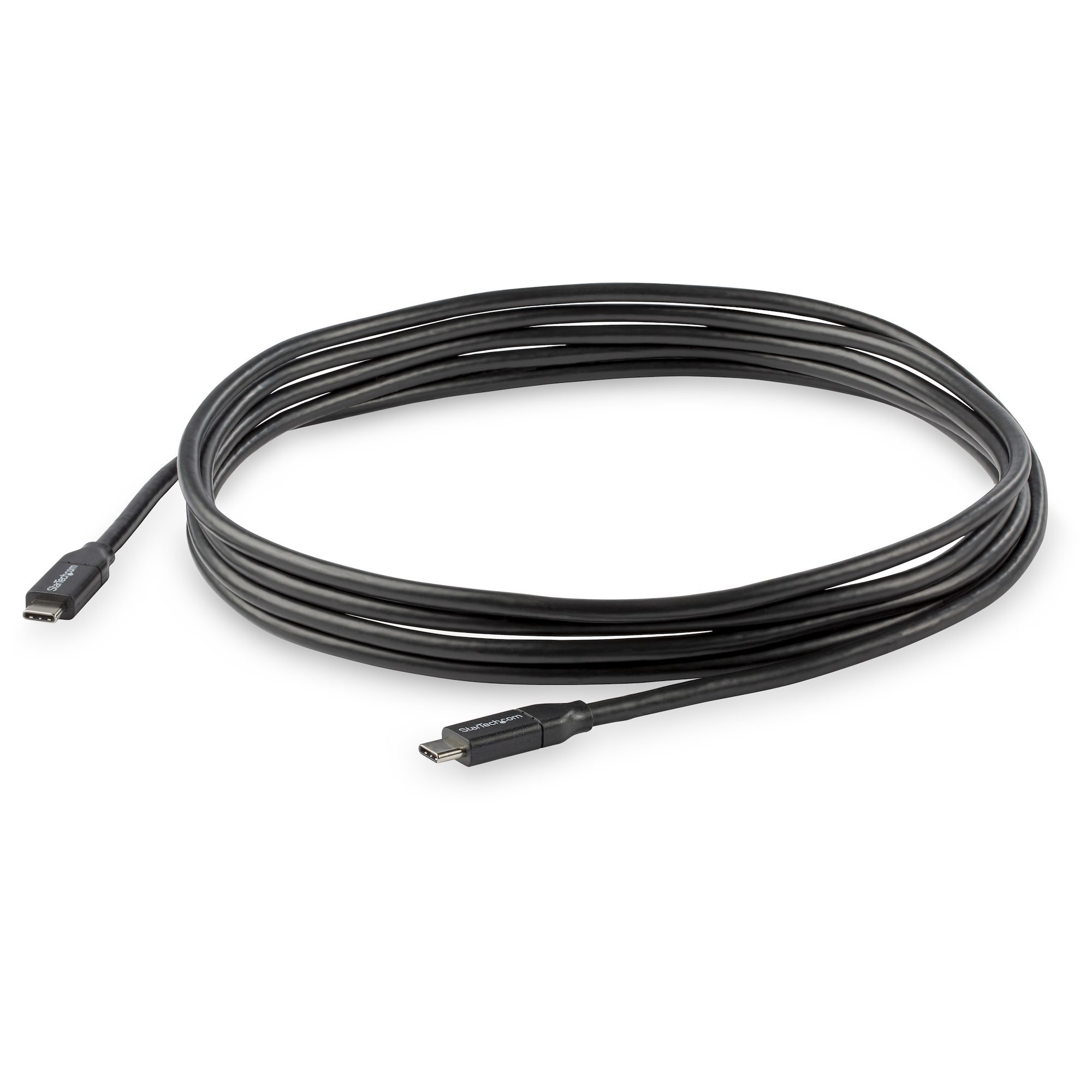 STARTECH.COM USB C To USB C Cable - 10 ft / 3m - USB-IF Certified - 5A PD - USB 2.0 - USB Type C Charging Cable - USB C Fast Charge