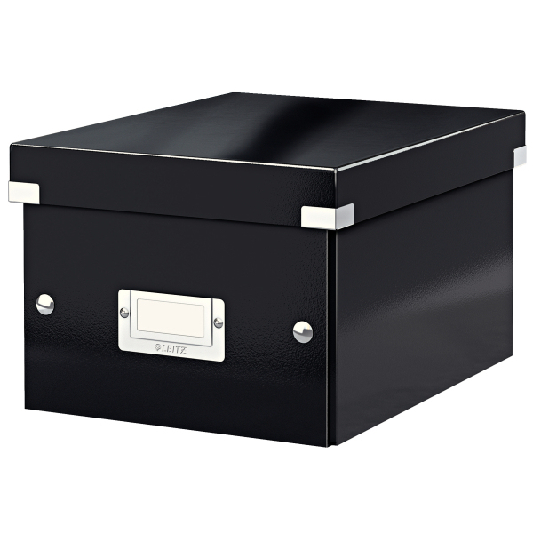 LEITZ Click & Store Aufbewahrungsbox 7,4 l schwarz 21,6 x 28,2 x 16,0 cm, 1 St.