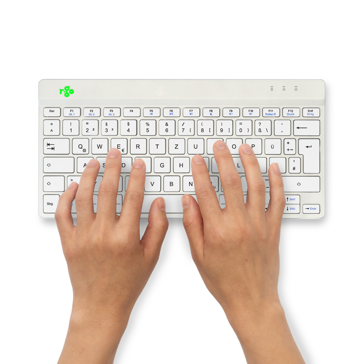 R-GO COMPACT BREAK ERGONOMIC KEYBOARD QWERTZ (DE) BLUETOOTH W
