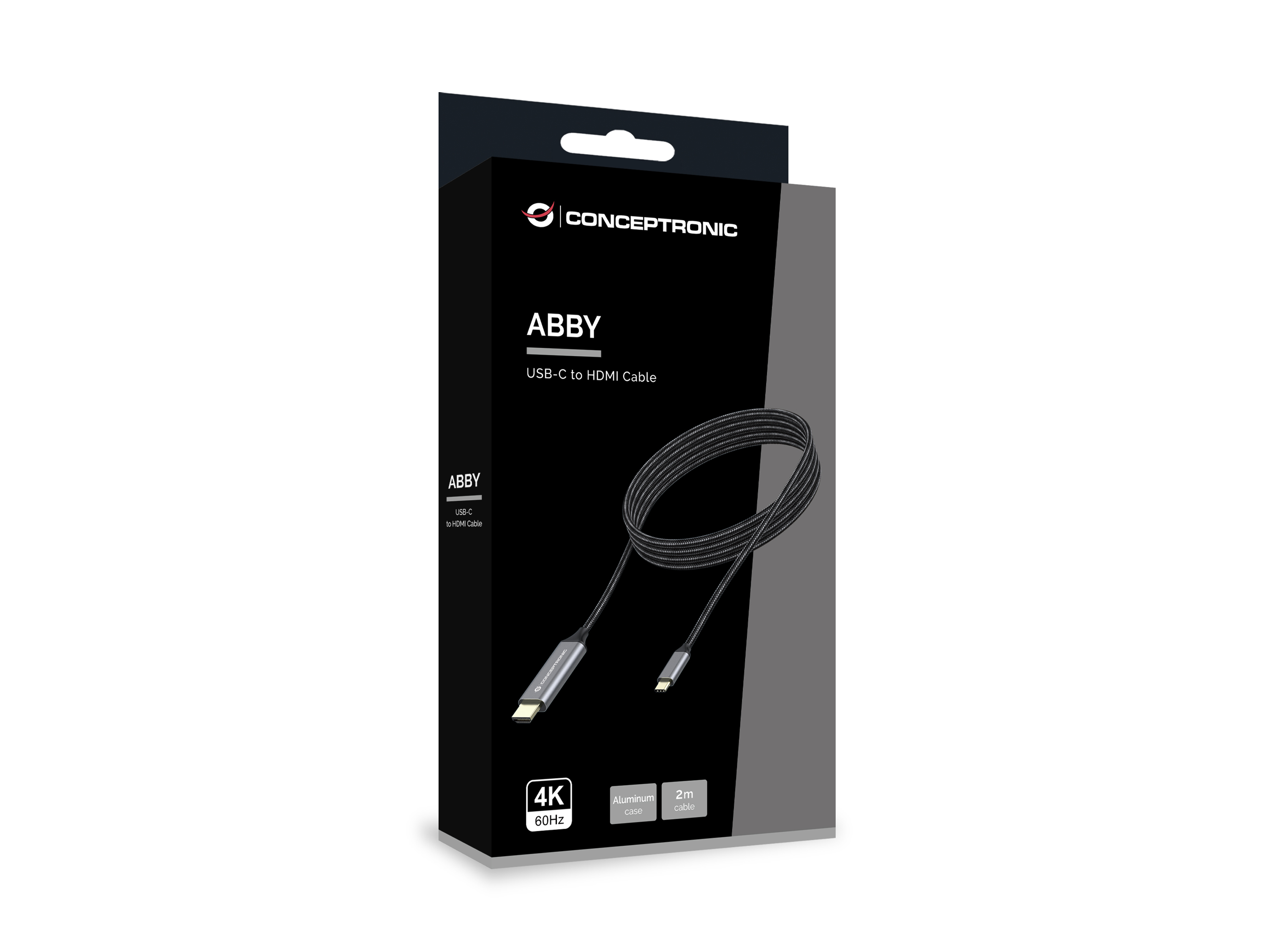 CONCEPTRONIC Adapter USB-C3.2->HDMI2.0 4K/60Hz 2.00m gr