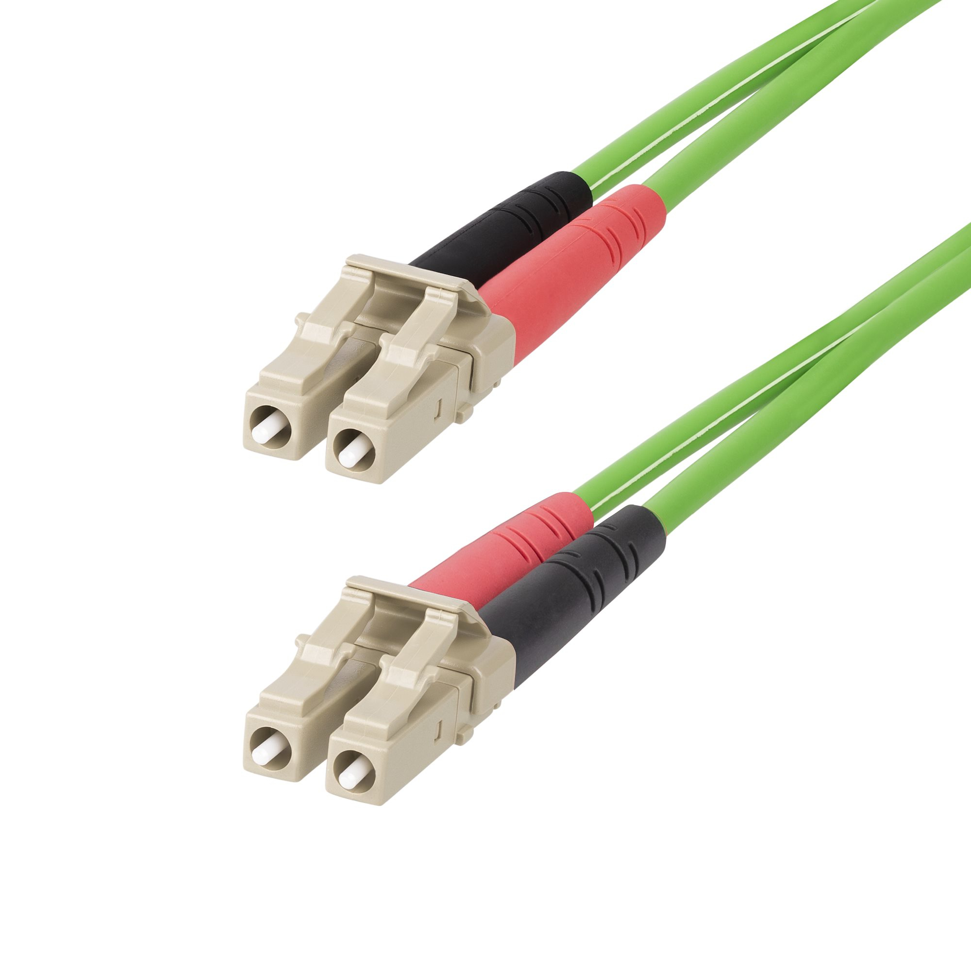 STARTECH.COM 2m LC zu LC UPC OM5 Multimode Glasfaserkabel Duplex LOMMF Zipcord 40G/100G LSZH LWL Verlegekabel/Patchkabel