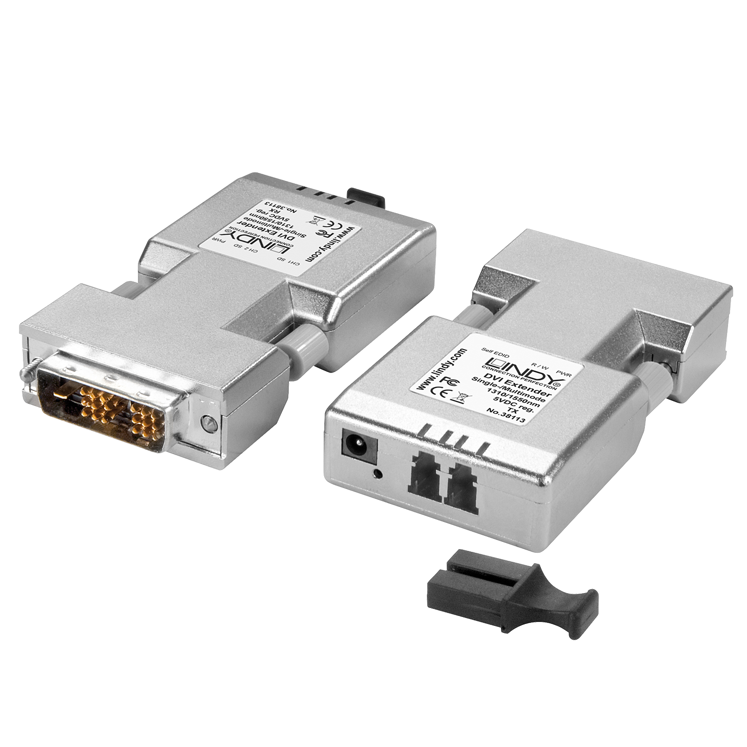 LINDY Extender DVI-D Single Link LWL/Fibre Optic 1500m