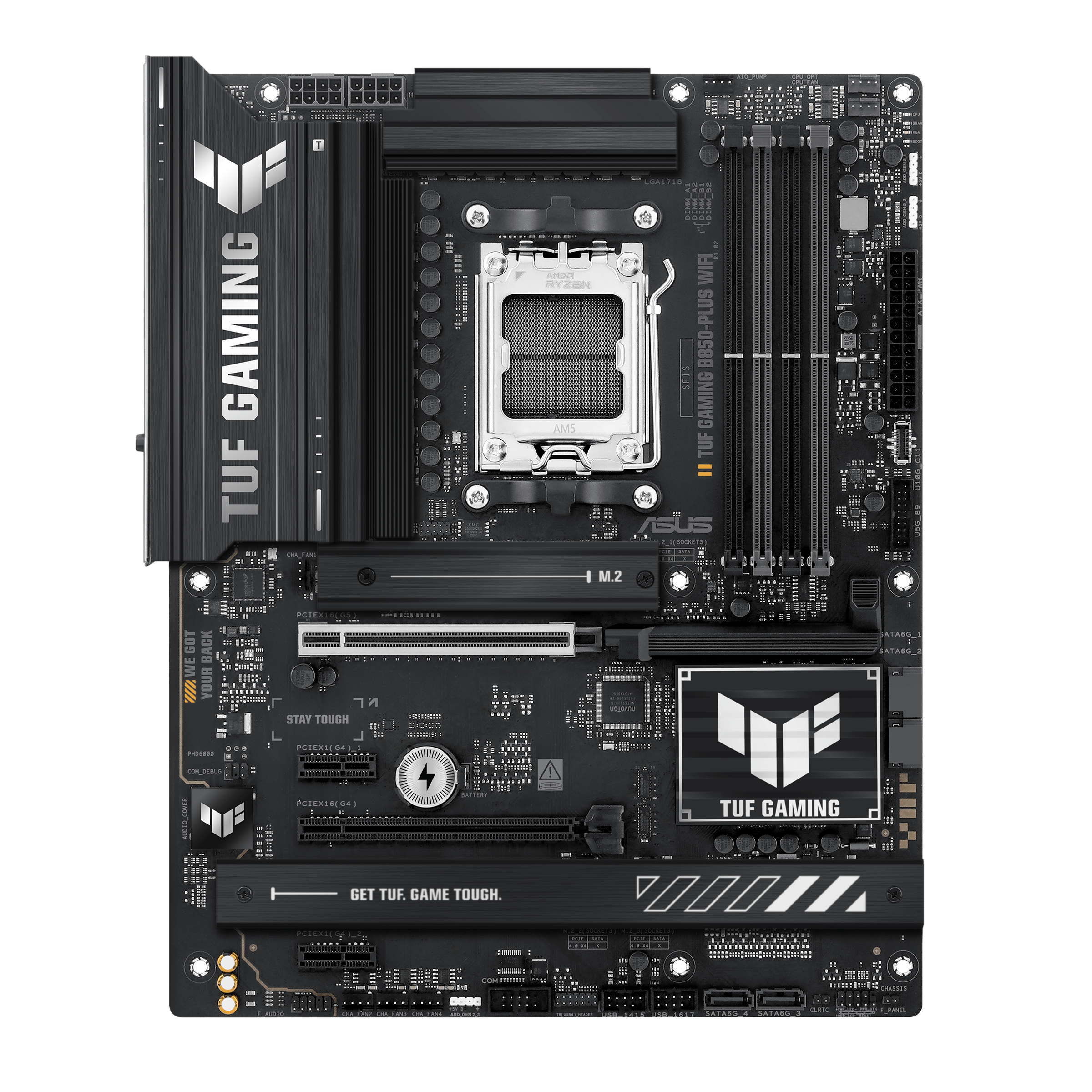 ASUS TUF GAMING B850-PLUS WIFI (AMD,AM5,DDR5,ATX)
