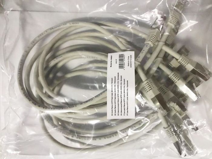 Equip Patchkabel Cat6A 10x S/FTP 2xRJ45 0.50m grau Plat