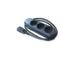 SCHUKO-ADAPTER 10A 3X