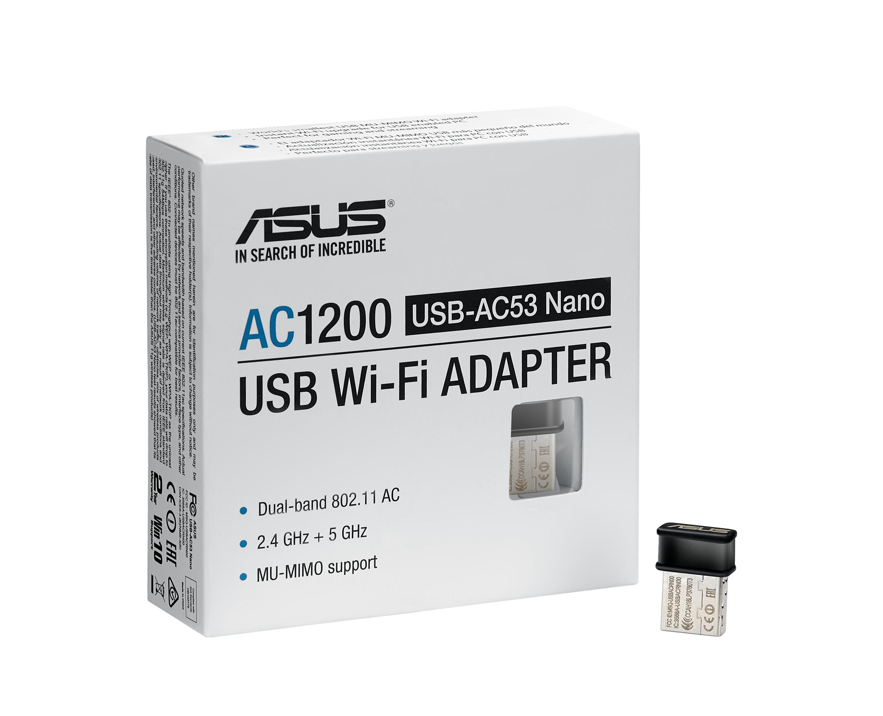 USB-AC53 nano AC1200, WLAN-Adapter