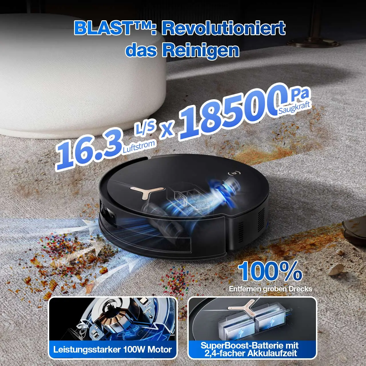Deebot T50 MAX PRO OMNI (Gen2), Saugroboter