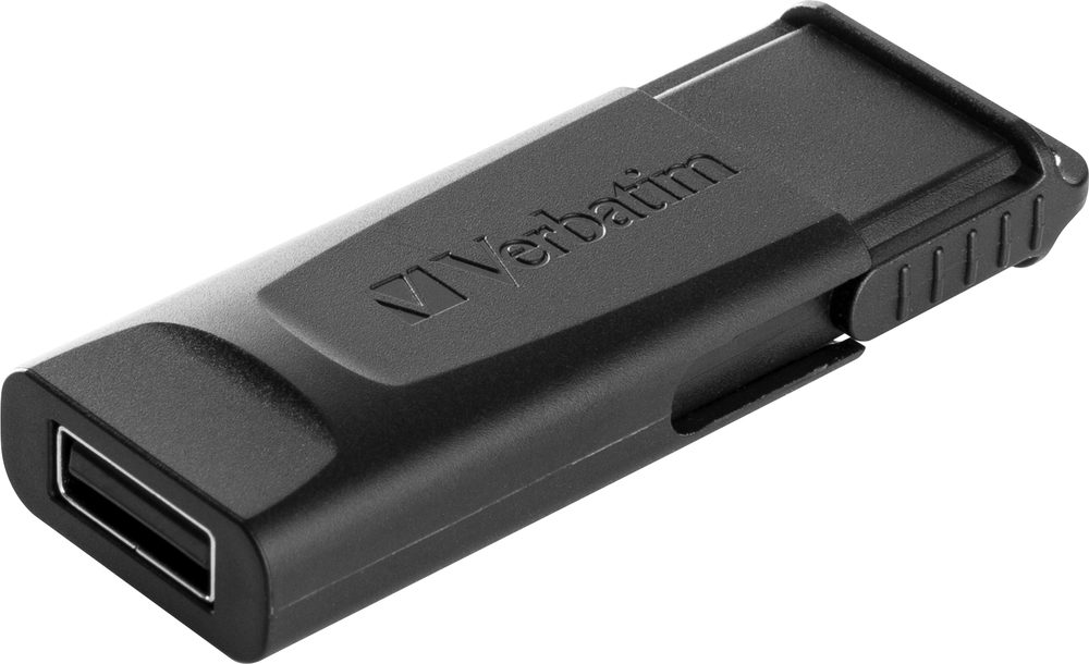 Verbatim Slider USB-Stick 128GB Schwarz