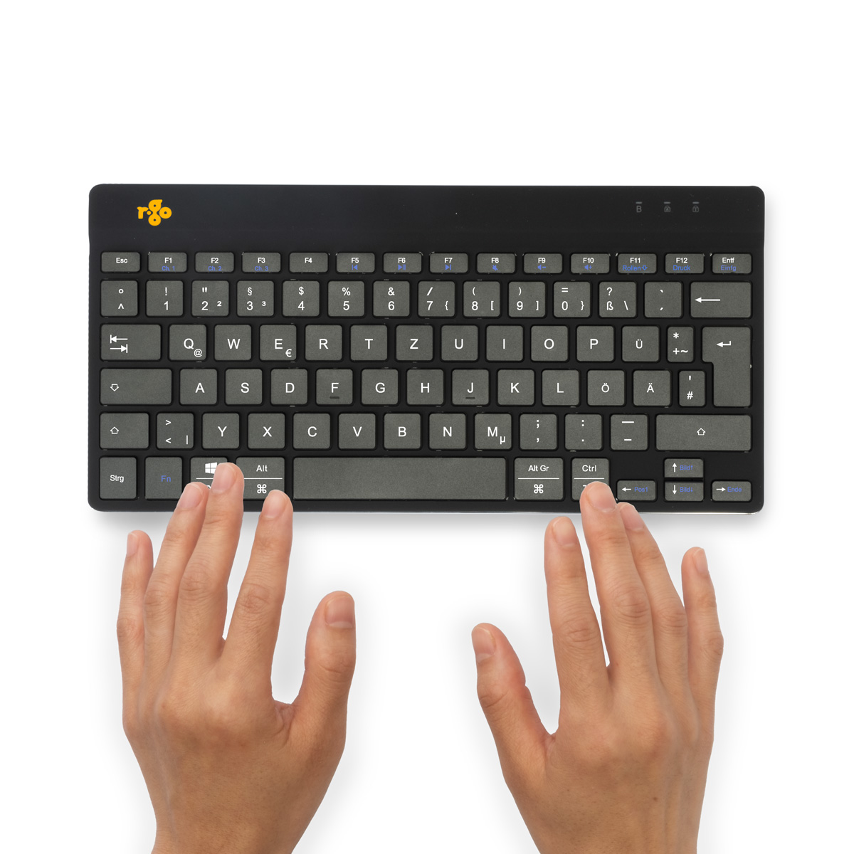 R-GO COMPACT BREAK ERGONOMIC KEYBOARD QWERTZ (DE) BLUETOOTH B