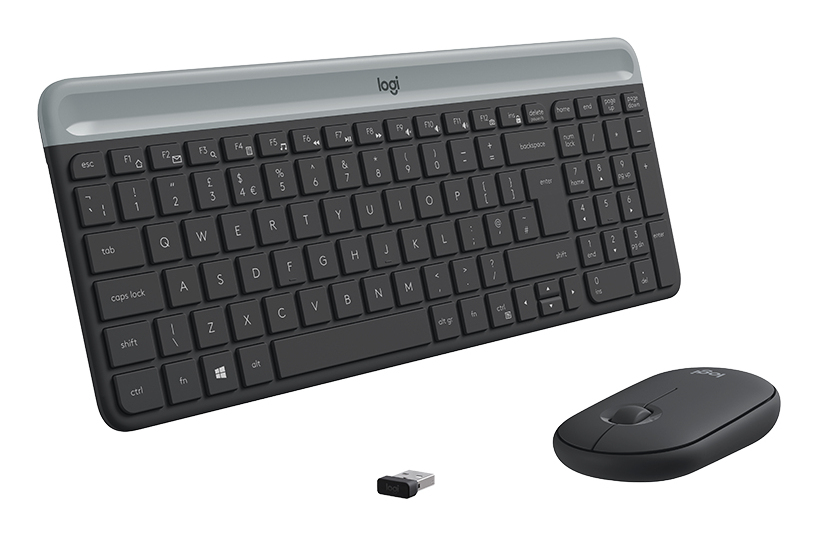 MK470 SLIM WRLS KEYB + MOUSE COMBO GRAPHITE - US INTL