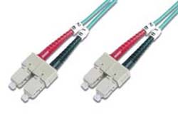 DIGITUS LWL Patchkabel SC -> SC 1.00m Multimode Duplex OM3