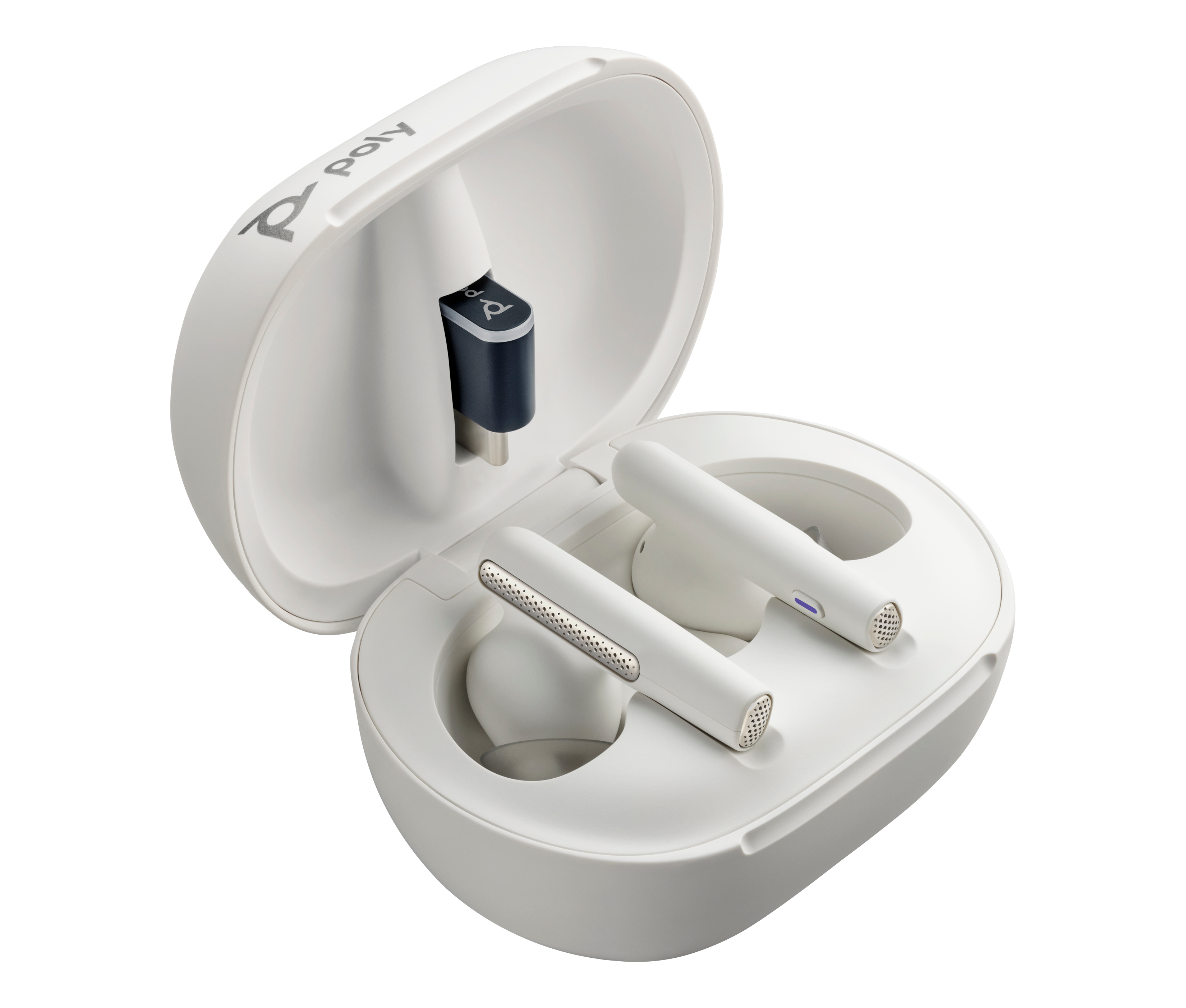 HP Poly Voyager Free 60/60+ White Earbuds 2 Pieces