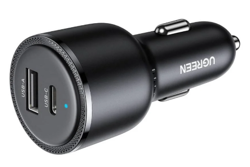 UGREEN EC701 63W Car Charger KFZ-Ladegerät für 12V Anschluss 1x USB-A 1x USB-C PD3.0 QC3.0 PPS