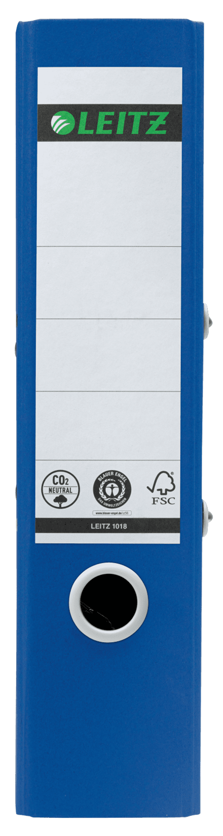 LEITZ recycle 1018 Ordner blau Karton 8,0 cm DIN A4, 1 St.