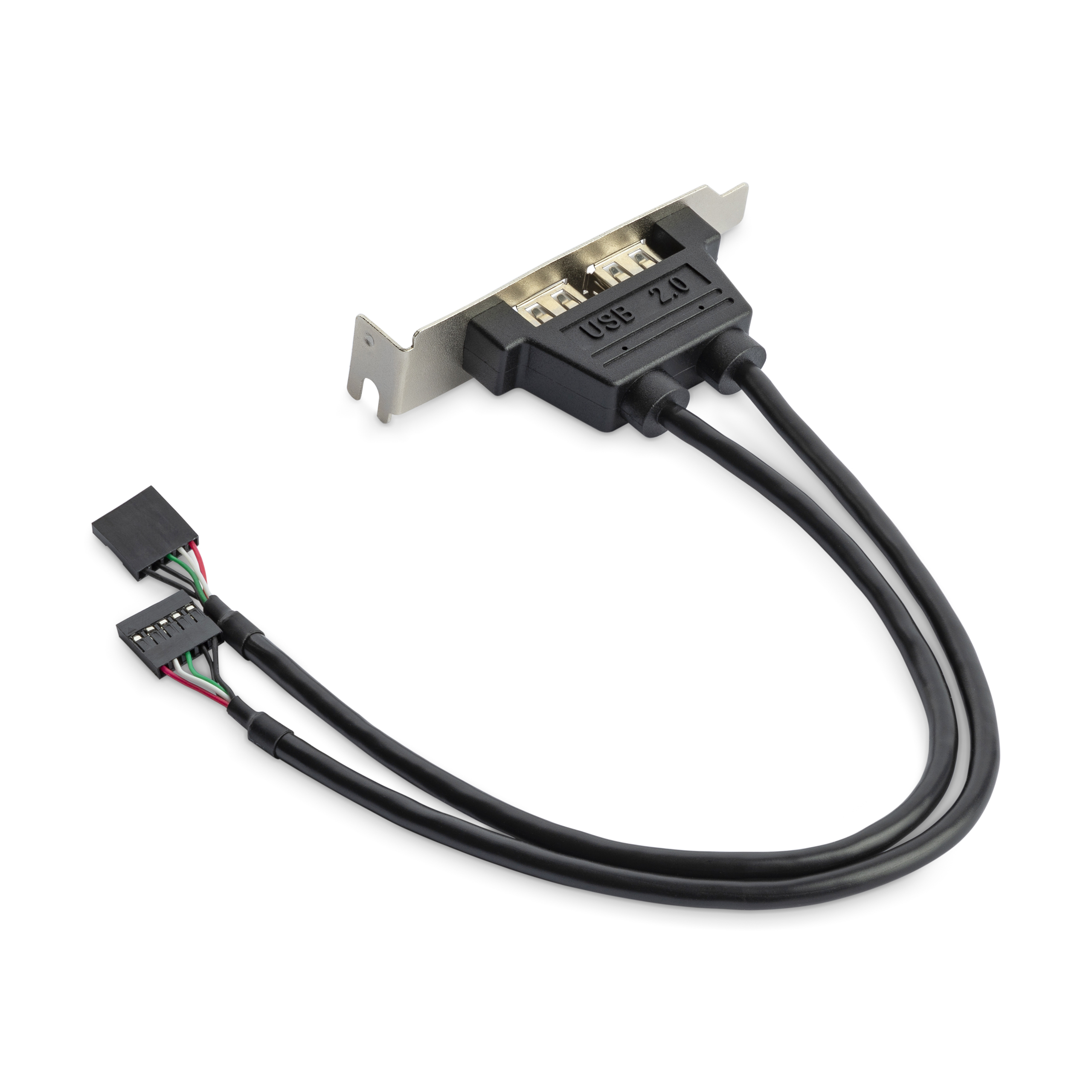 2 PORT USB SLOT PLATE ADAPTER .