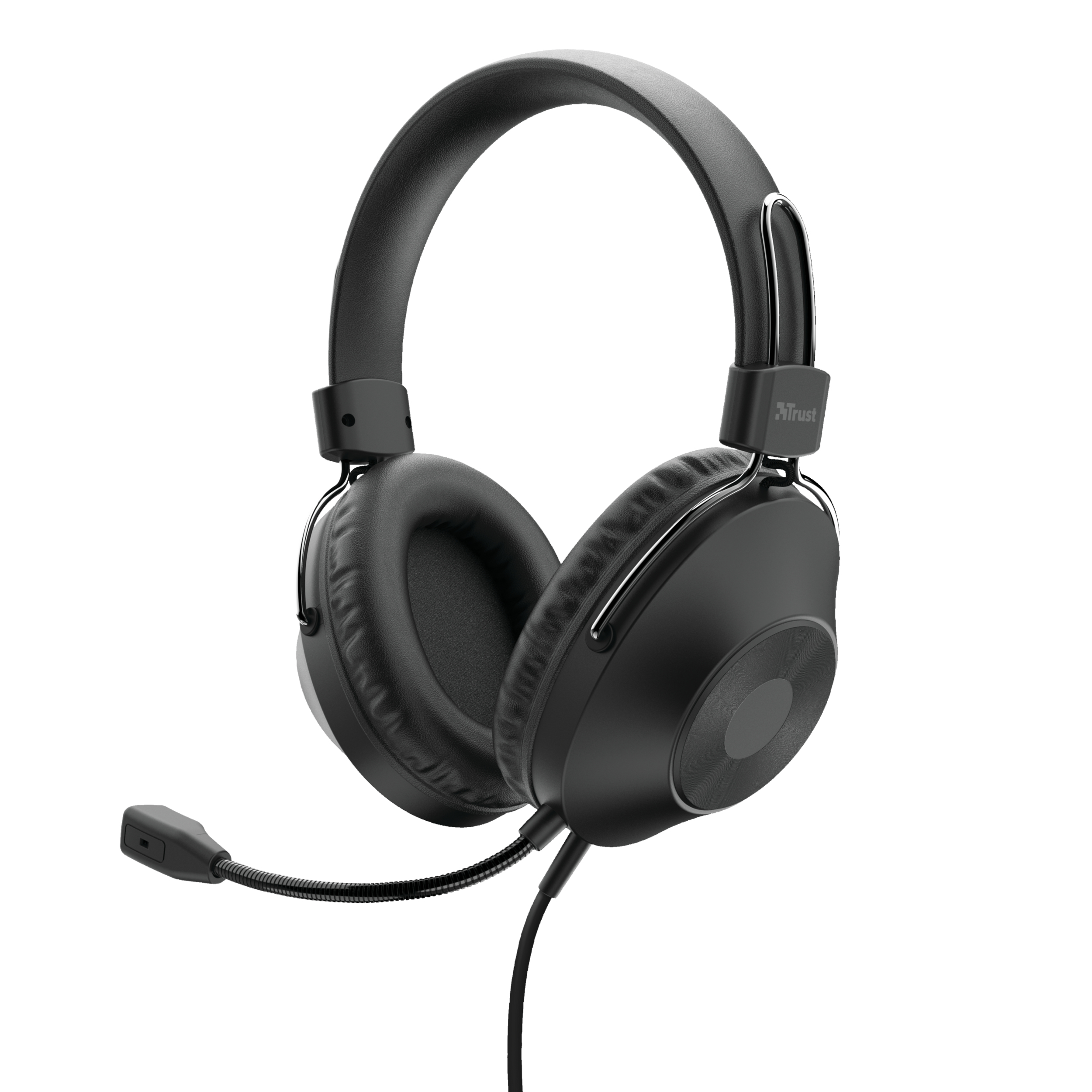 Trust Headset USB HS-250 Over-Ear schwarz