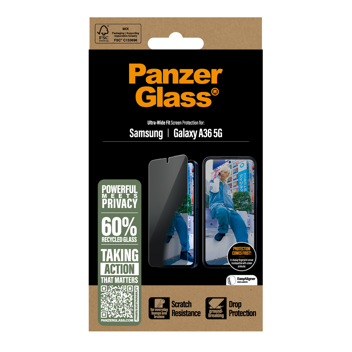 PANZERGLASS PRIVACY SCREEN PROTECTOR SAMSUNG NEW A35 5G ULT
